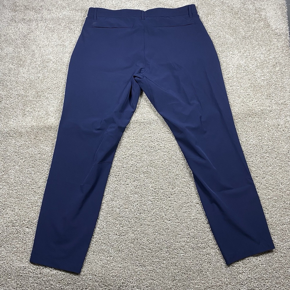 Fabletics Mens The Only Pant‎ Navy Blue Tech Performance Chino 35x32 PT2253840